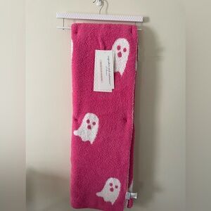NEW Cupcakes & Cashmere PINK GHOST Throw 👻💗 viral fuzzy blanket tik tok